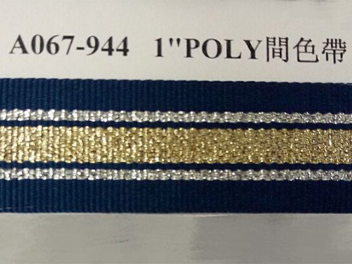 poly间金线带